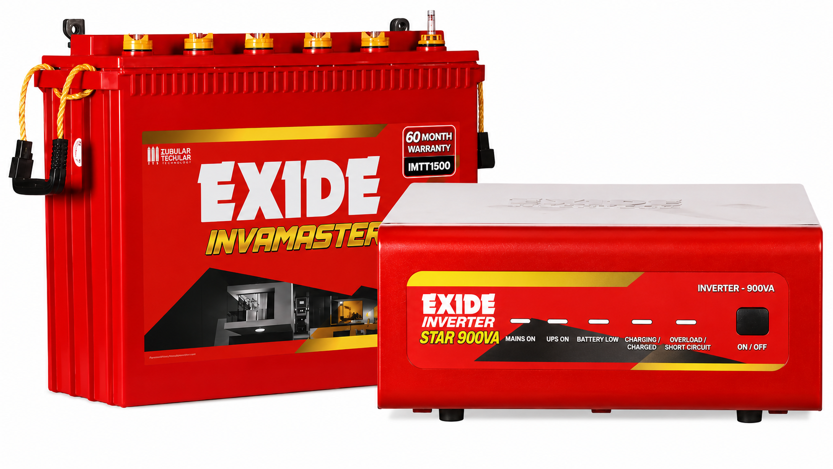 Exide- 150 ah battery and STAR900 inverter with Exchange